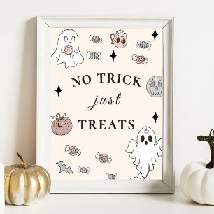 Halloween-Party kein Trick, nur Leckereien untersc Poster