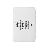 Halloween-Party keine Leckereien nur Tricks lustig Badematte (Vorderseite Vertikal)