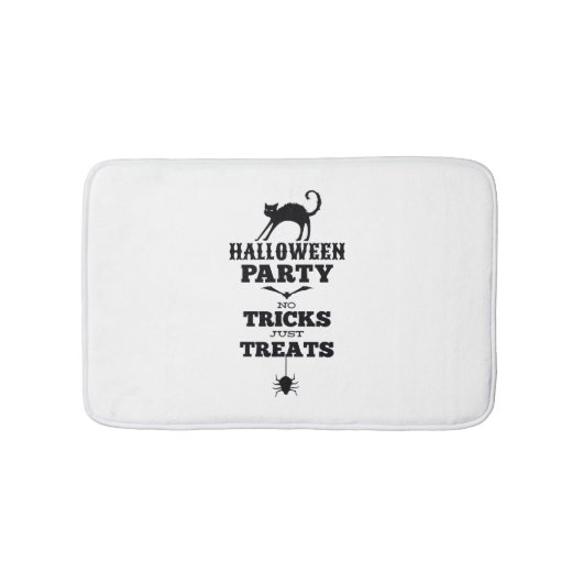 Halloween-Party keine Leckereien nur Tricks lustig Badematte (Vorderseite)