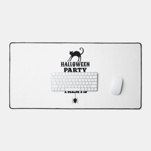 Halloween-Party keine Leckereien nur Tricks lustig Schreibtischunterlage (Tastatur & Maus)