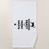 Halloween-Party keine Leckereien nur Tricks lustig Strandtuch (Vorderseite)