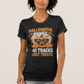 Halloween-Party keine Spuren, nur Leckereien Pumpk T-Shirt (Vorderseite)