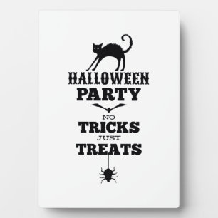 Halloween-Party keine Süßigkeiten, nur Streiche lu Fotoplatte