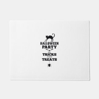 Halloween-Party keine Süßigkeiten, nur Streiche lu Fußmatte