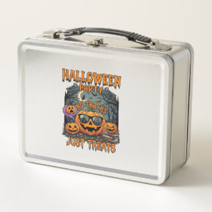 Halloween-Party Keine Tracks Nur Treats Sonnenbril Metall Brotdose