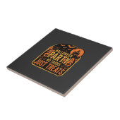 Halloween-Party Keine Tricks Nur Leckerlis Design_ Fliese (Seite)