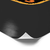 Halloween-Party Keine Tricks Nur Leckerlis Design_ Poster (Ecke)