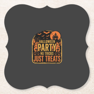 Halloween-Party Keine Tricks Nur Leckerlis Design_ Untersetzer