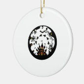 Halloween-Party Keramik Ornament (Links)