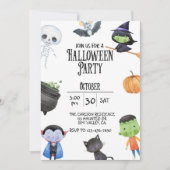 HALLOWEEN-PARTY, KIDS HALLOWEEN, COSTUME-PARTY (Vorderseite)