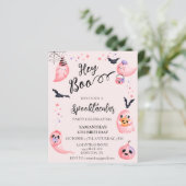 Halloween Party Kids Hey Boo Pink Geister (Stehend Vorderseite)