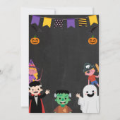 Halloween-Party-Kostüm Spooky Einladung (Rückseite)