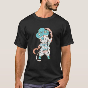 Halloween-Party KostümPiraten Katze Tierkleidung T-Shirt