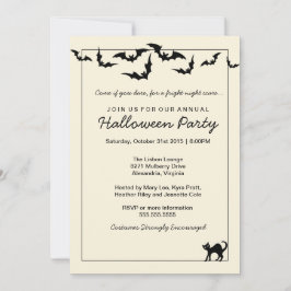 Halloween-Party / Kostümwohnung Party / Erwachsene Einladung