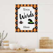 Halloween-Party kreiert die geile Hexe Poster (Küche)