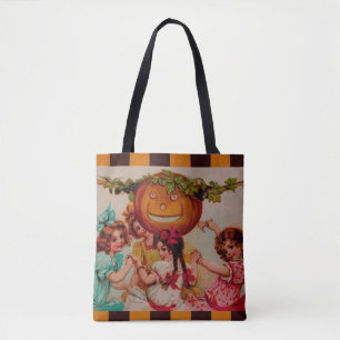 Halloween-Party Kürbis vintage Tasche