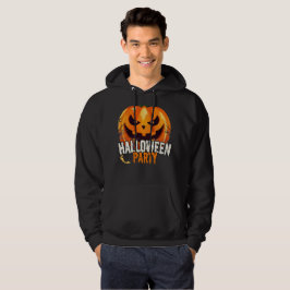 Halloween-Party – Kürbisgesicht-Design Hoodie