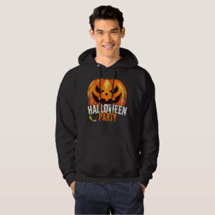 Halloween-Party – Kürbisgesicht-Design Hoodie