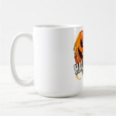 Halloween-Party – Kürbisgesicht-Design Kaffeetasse (Links)