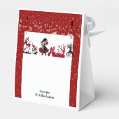 Halloween Party Kürbislaterne Cobweb Spooky Geschenkschachtel (Rückseite)