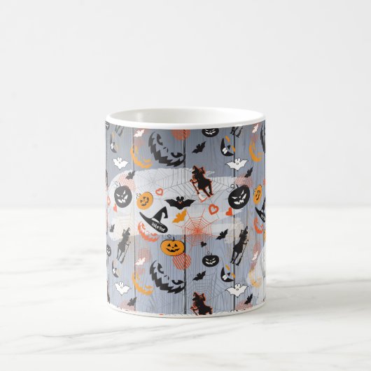 Halloween-Party "Leckerei oder Trick" Holz-Loft-De Kaffeetasse (Mittel)