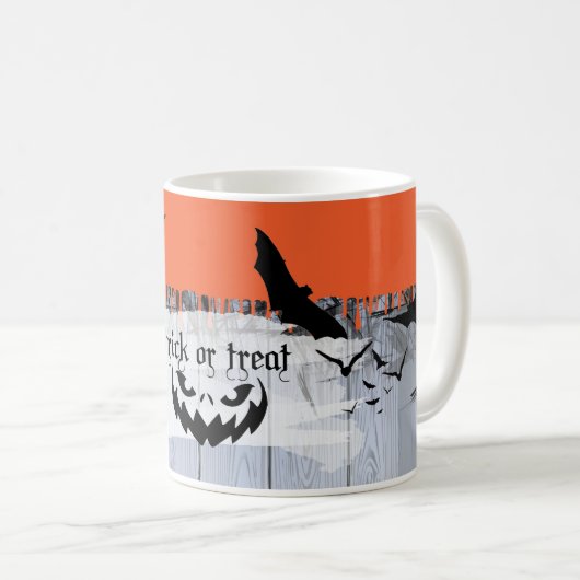 Halloween-Party "Leckerei oder Trick" Loft Design Kaffeetasse (VorderseiteRechts)