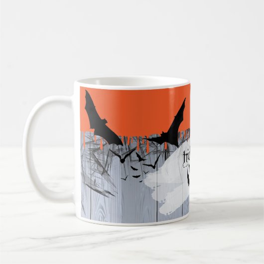 Halloween-Party "Leckerei oder Trick" Loft Design Kaffeetasse (Links)