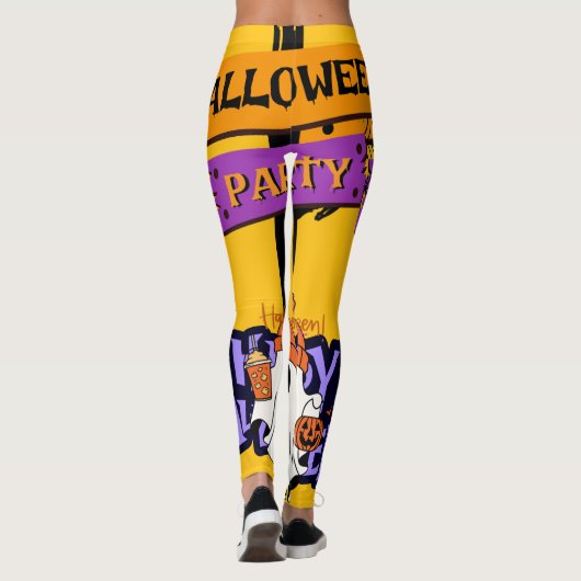 Halloween Party Leggings (Rückseite)