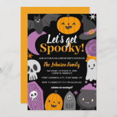 Halloween-Party machen wir uns lustig Einladung (Vorne/Hinten)