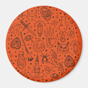 Halloween-Party Magnet