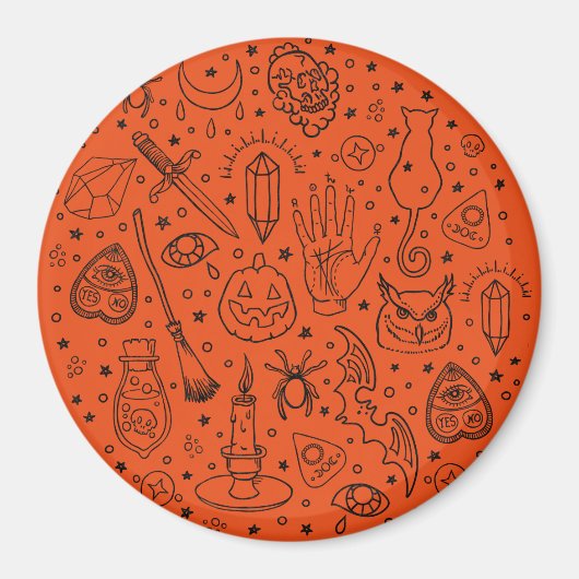 Halloween-Party Magnet (Vorne)