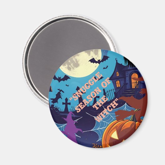 Halloween-Party Magnet (Vorderseite/Rückseite)