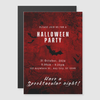 Halloween-Party Magneteinladung