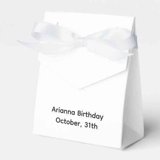 Halloween-Party | Minimales Ghost-Design Geschenkschachtel (Vorderseite)