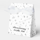 Halloween-Party | Minimales Ghost-Design Geschenkschachtel (Vorderseite)