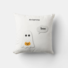 Halloween-Party | Minimales Ghost-Design Kissen