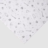 Halloween-Party | Minimales Ghost-Design Seidenpapier (Ausschnitt)