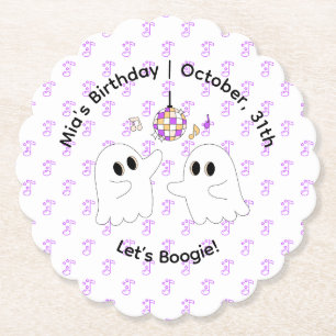 Halloween-Party Minimales Pumpkin-Design Untersetzer