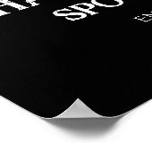 Halloween-Party mit Geist Poster (Ecke)