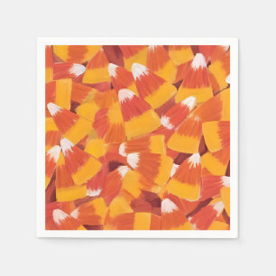 Halloween-Party mit Maisbonbons Serviette