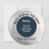 Halloween-Party mit Rückenkühlung! Einladung (Rückseite)