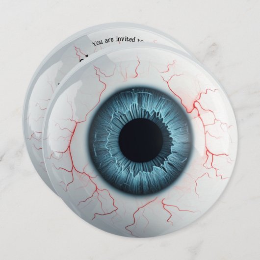 Halloween-Party mit Rückenkühlung! Einladung (Vorne/Hinten)