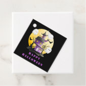 Halloween-Party mit Spuk Haus und Geistern Geschenkanhänger (Beispiel)