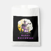 Halloween-Party mit Spuk Haus und Geistern Geschenktütchen (Vorderseite)