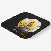 Halloween-Party mit Spuk Haus und Geistern Pappteller (Gewinkelt)