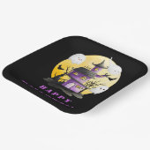 Halloween-Party mit Spuk Haus und Geistern Pappteller (Gewinkelt)