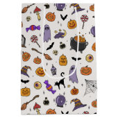 Halloween-Party Mittlere Geschenktüte (Rückseite)