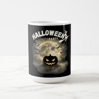 Halloween-Party Mond Kürbis Geist Vintage Hallowee Verwandlungstasse