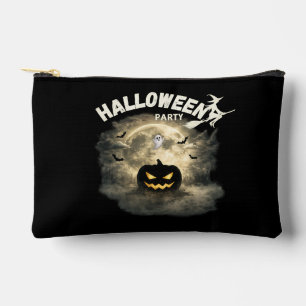 Halloween-Party-Mond-Kürbis-Geist Vintage-Hallowee Zubehörtasche