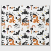 Halloween-Party-Monster Geschenkpapier (Flach)
